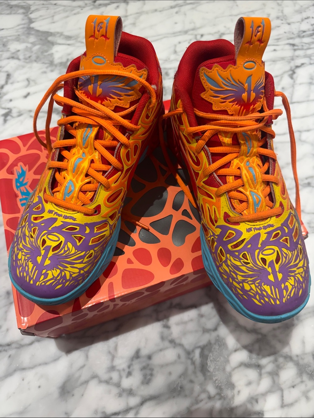 The PUMA x LaMelo Ball MB.04 "Phoenix" sneakers